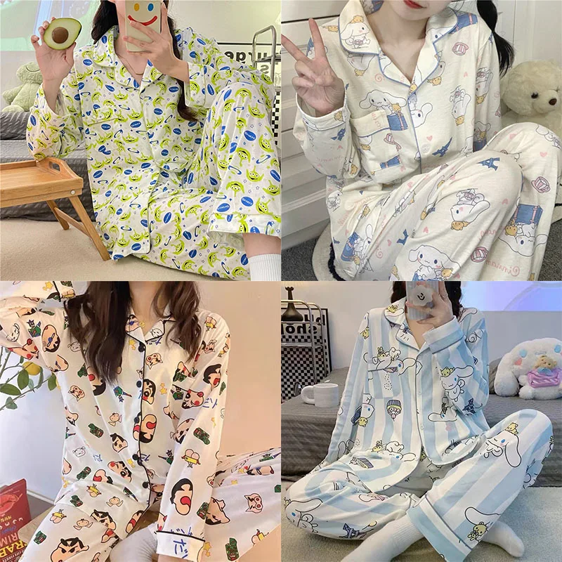 Sanrio Cinnamoroll Musim Semi dan Musim Gugur Set пакистанские ручки Dingin