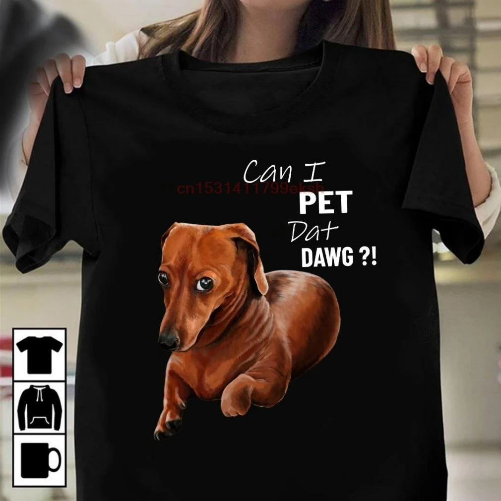 Мужская футболка таксы домашние любимцев Dat Dawg женская футболка