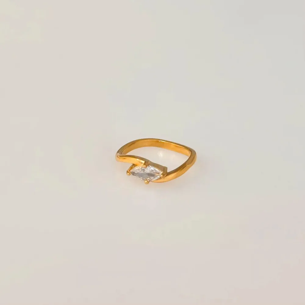 Модные Позолоченные кольца из нержавеющей стали 18k PVD с молнией глаз из циркония для женщин ювелирные изделия кольца из нержавеющей стали для женщин (art.: 3920c6b13614d) - 3920c6b13614d
