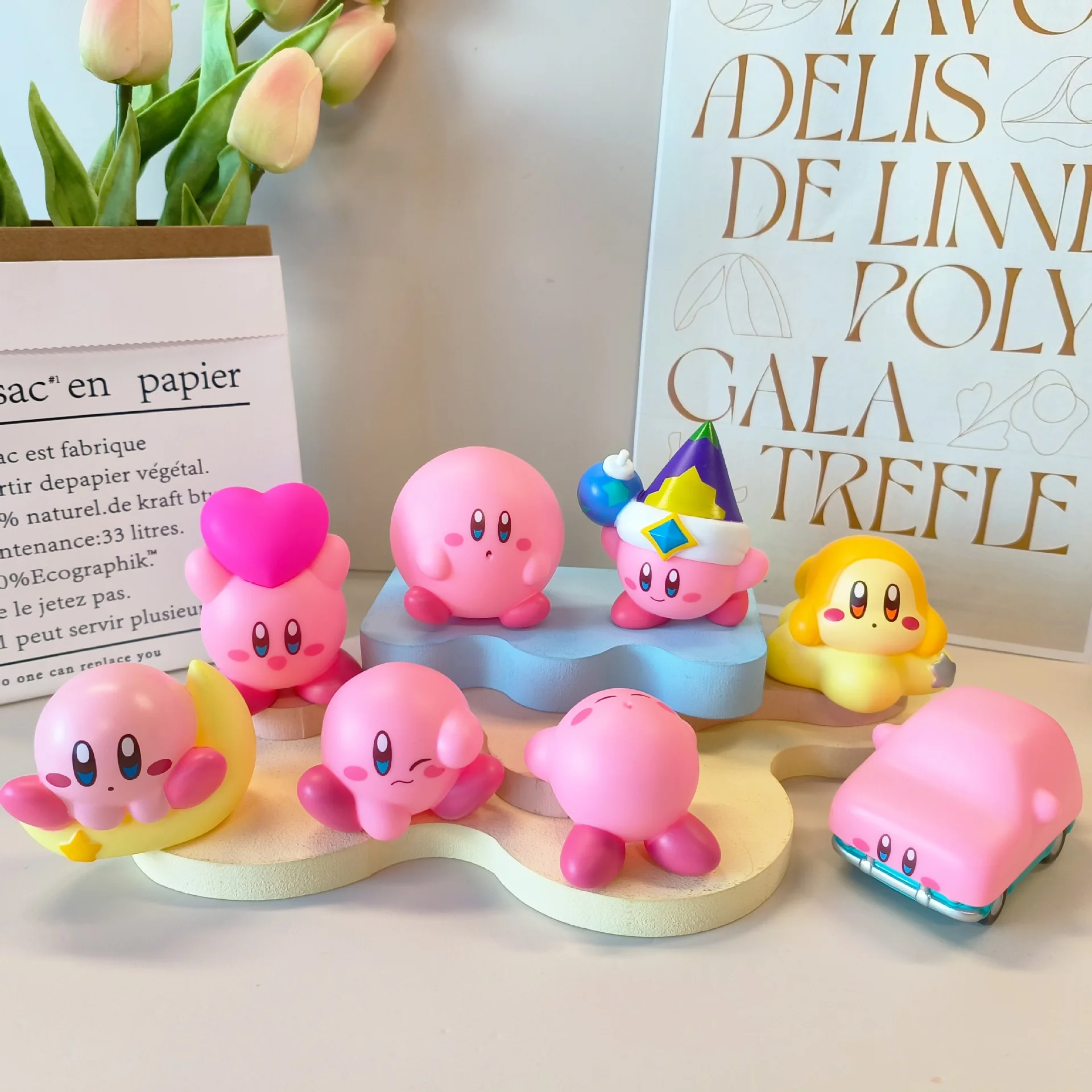 Новые Аниме игры Kirbys фигурки розовые Kirbys ваддл ди Doo милые Мультяшные куклы для детей Рождественский подарок