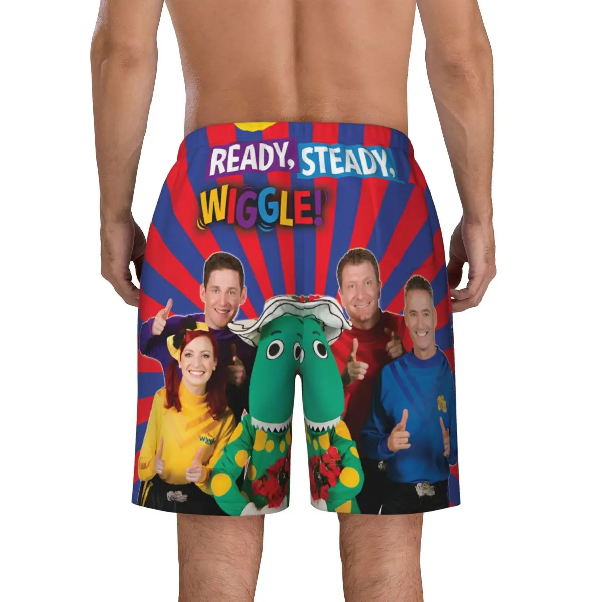 Фото Купальный костюм The Wiggles, спортивные шорты, летние австралийские детские музыкальные группы, пляжные шорты, мужская спортивная одежда, плавки №2