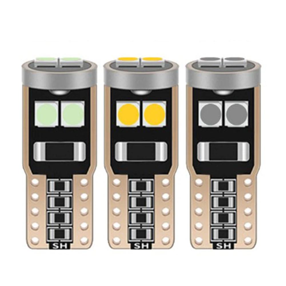 Автомобильная лампочка для интерьера приборной панели T10 3030-6SMD, лампочка для освещения номерного знака, освещение для чтения, без ошибок, внутренние купольные лампы (art.: 3920c9264cd99) - 3920c9264cd99