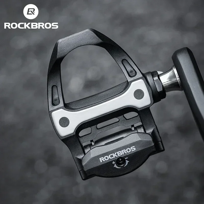 Педаль ROCKBROS, самоблокирующаяся велосипедная педаль из углеродного волокна для системы SPD, сверхлегкая педаль шоссейного велосипеда, замок на платформе для Shimano