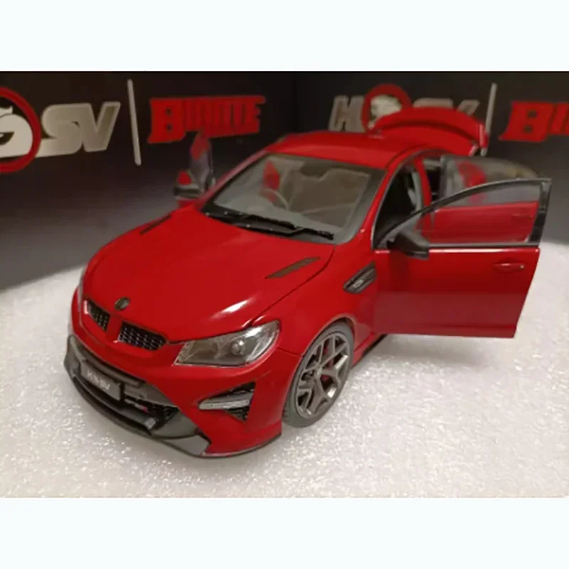 Литая под давлением масштаб 1/18, сплав Holden HSV GTSR, модель лимузина с открытой дверью, игрушки для взрослых и мальчиков, коллекционные сувениры, украшение в подарок, пространство