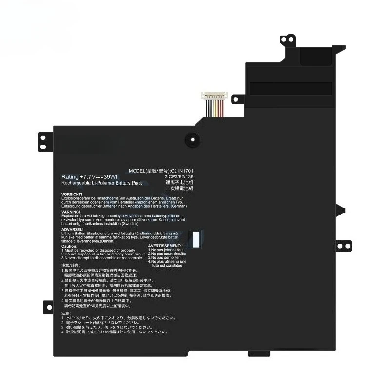 Фото C21N1701 7,7 В 5070 мАч 39 Втч сменная литий-полимерная батарея для Asus VivoBook S14 S406U S406UA K406UA Series аккумулятор для ноутбука №2