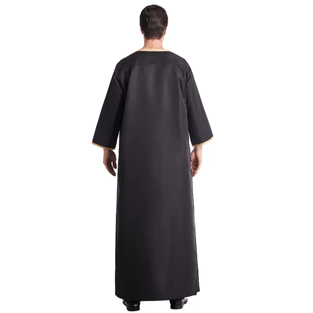 Фото Muslim Men Jubba Islamic Kaftan Long Maxi Robe Dress Thobe Abaya Thoub Mosque Arab Dishdasha Middle East Dubai Pakistani Ramadan №3