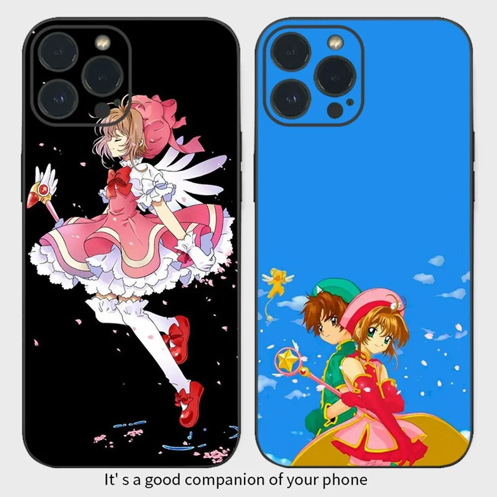 Чехол для телефона A-Anime C-Cardcaptor S-Sakura для iPhone 16 15 14 13 12 Mini 11 Pro XS Max X XR SE5 6 7 8 Plus, мягкий силиконовый чехол