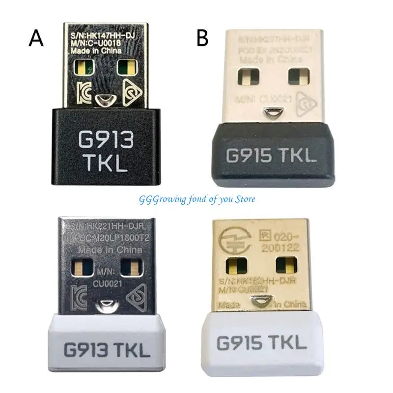Фото H9EB 2,4 ГГц Объединяющий USB -адаптер беспроводной ключ для беспроводного ключа G913 G915 TKL клавиатура №5