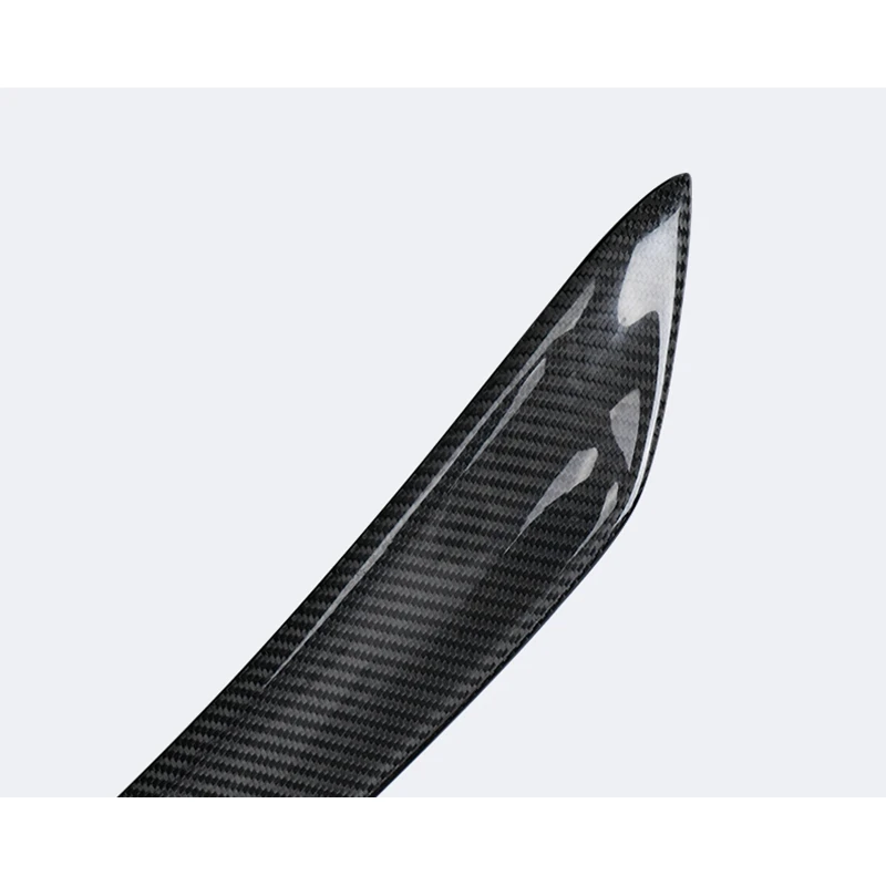 Фото Для Mercedes-Benz E-Class W213 4Door Sedan E63 Style Carbon Fiber Задний спойлер Багажник Крыло 2017-2023 FRP Кованый карбон №4