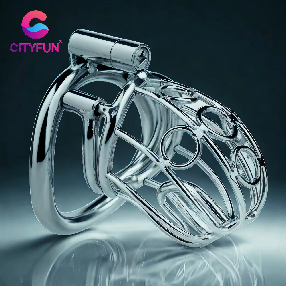 Мужская клетка верности CITYFUN, изгиб, Пояс верности, Пояс верности, клетка на член, Бандажное устройство, БДСМ секс-игрушки для мужчин