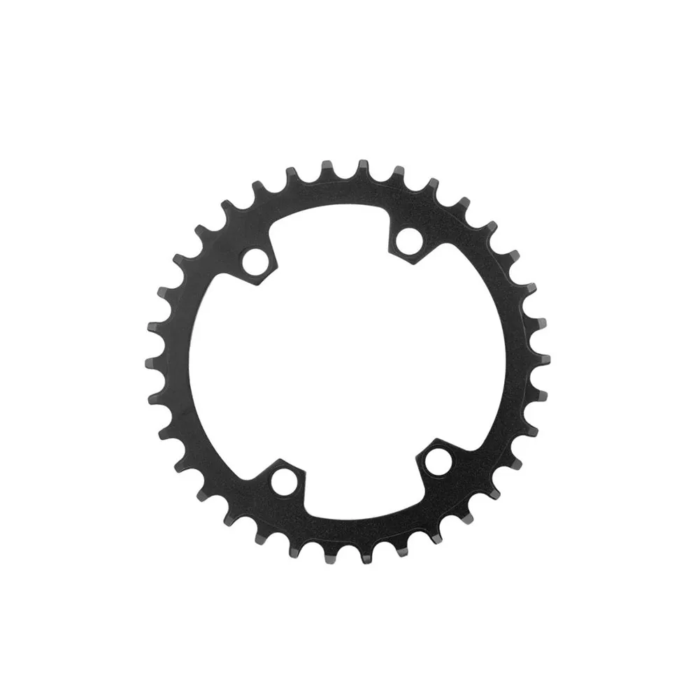 Фото Флюоресцентная односкоростная 32T/34T/36T/38T BCD 96MM Bike CNC обработка процесса MTB положительная и отрицательная пластина №5