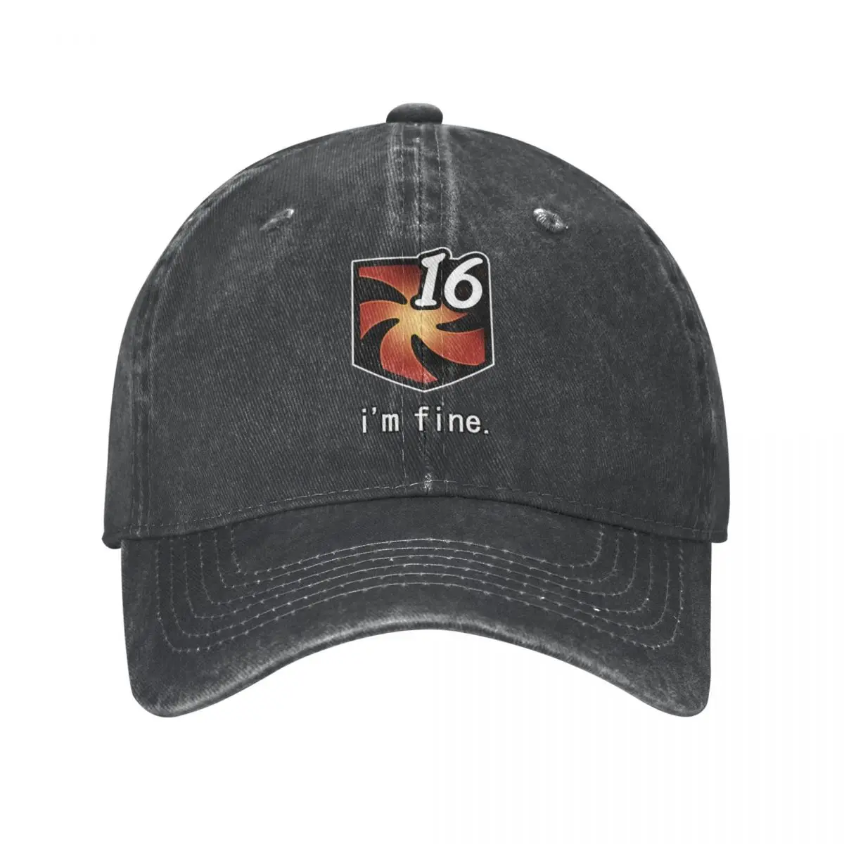 Бейсбольная кепка I'm Fine Vuln Stacks ffxv Racerback