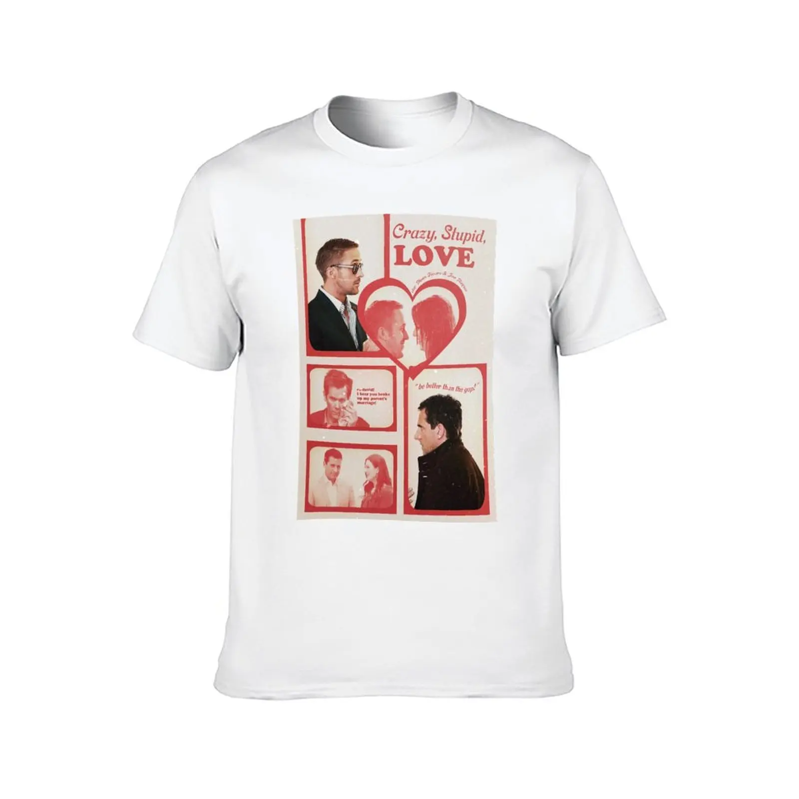 Фото Футболка Crazy Stup Love For Fans, мужские футболки с рисунком, мужская хлопковая футболка №2