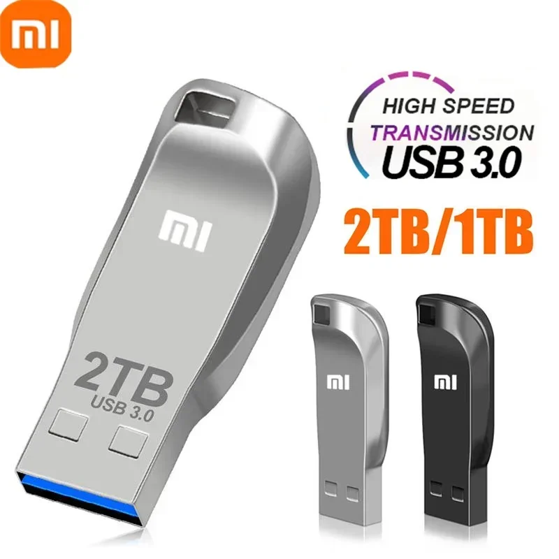 Высокоскоростной USB-флеш-накопитель Xiaomi 3,0, металлическая флешка, портативный водонепроницаемый USB-накопитель объемом 1 ТБ, 512 ГБ, адаптер для USB-флеш-накопителя