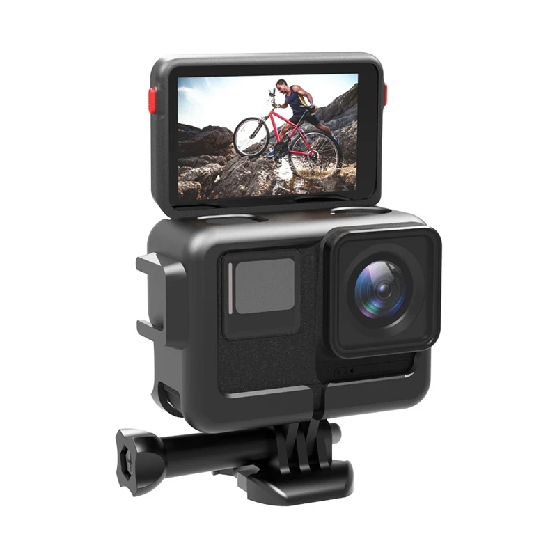 Фото Для Insta360 Ace Panorama спортивная камера рамка клетка для кролика холодный башмак порт удлинитель адаптер кронштейн защитный чехол аксессуары №4