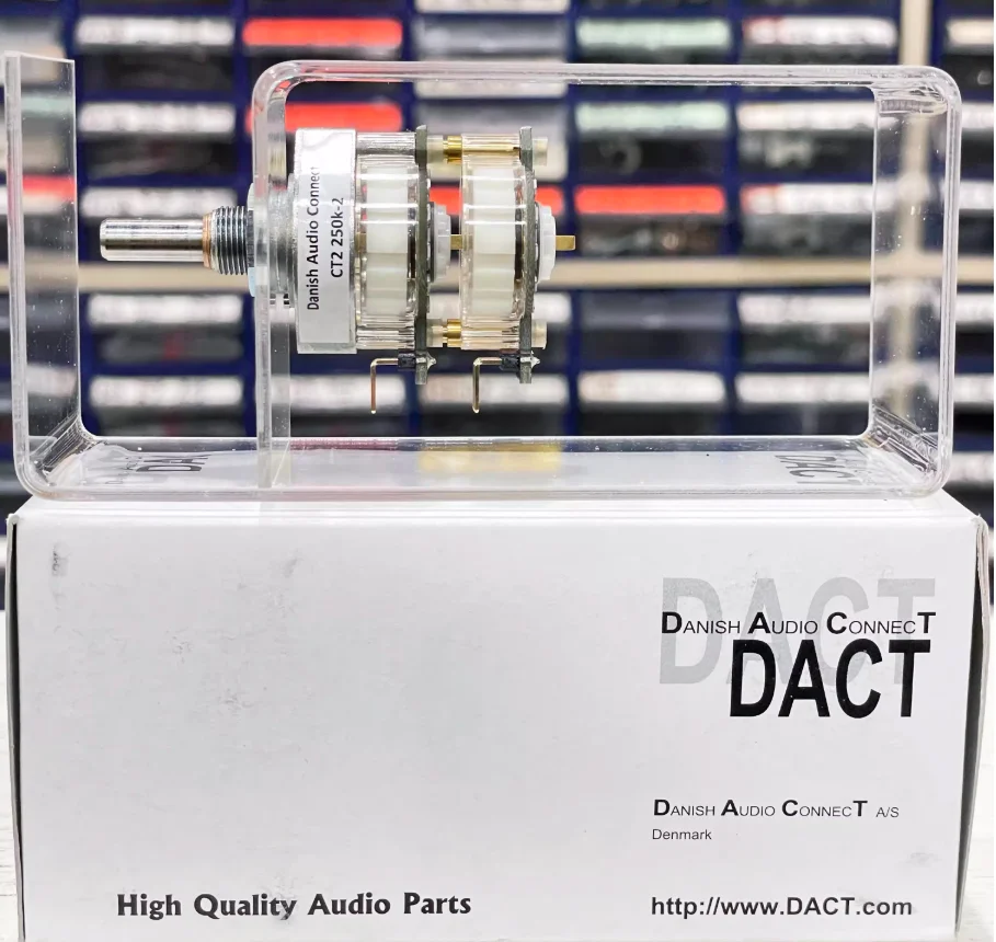 1 шт. оригинальный датский аудиоразъем потенциометр DACT 24 скорости двойной стерео шаг/четыре сбалансированный 10 К/50 К/100 К БЕСПЛАТНАЯ ДОСТАВКА