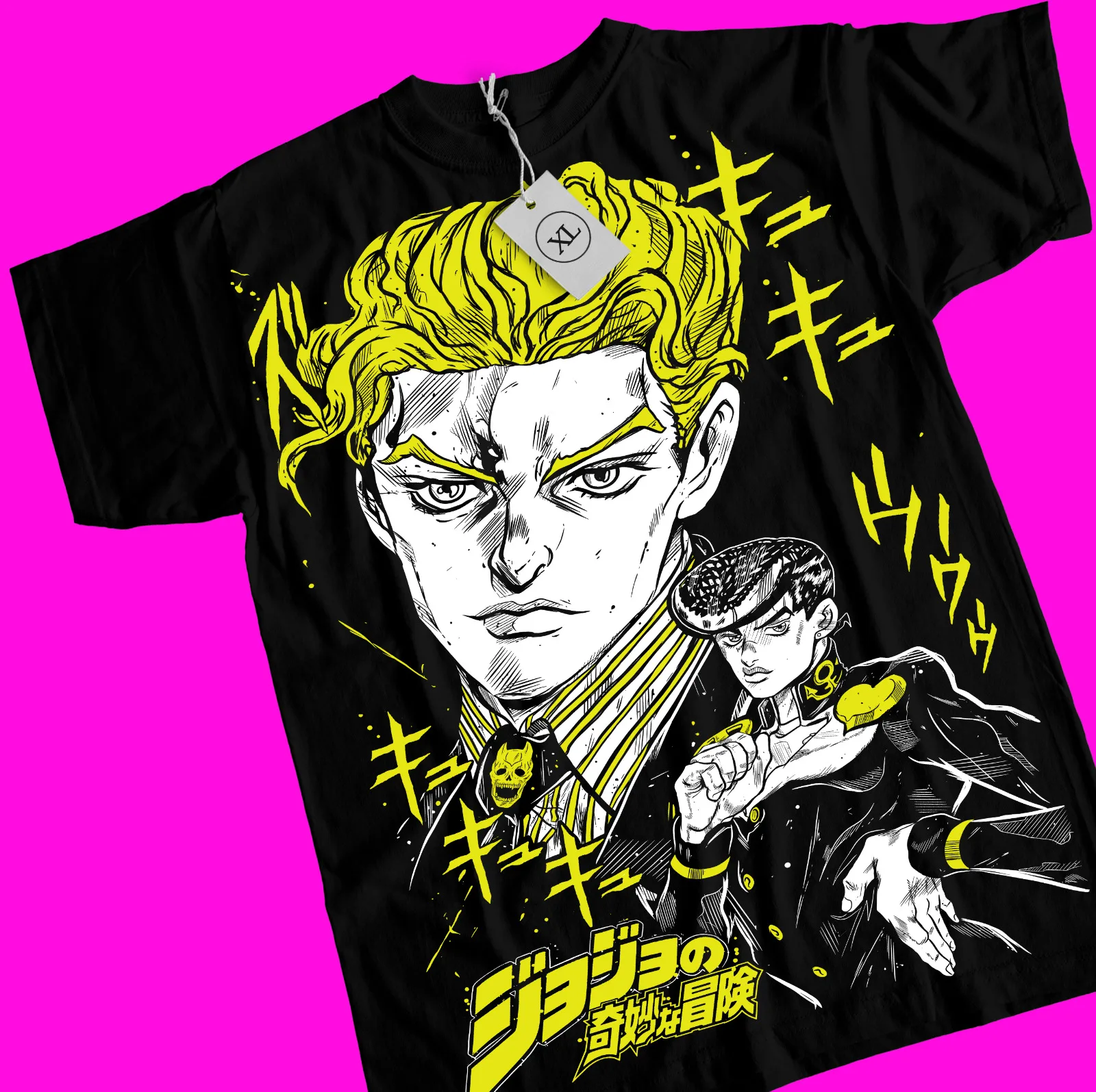 Футболка Josuke с принтом Кира, необычная аниме футболка Джоджо, футболка, все размеры