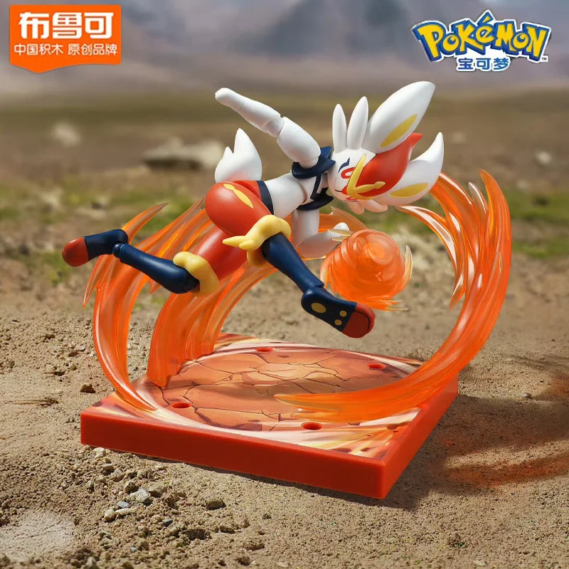 Фото Blokees Original Pokemon The Prologue Of The Adventure Ceruledg Charizard Greninja Meowscarada Игрушка с героями мультфильмов №3