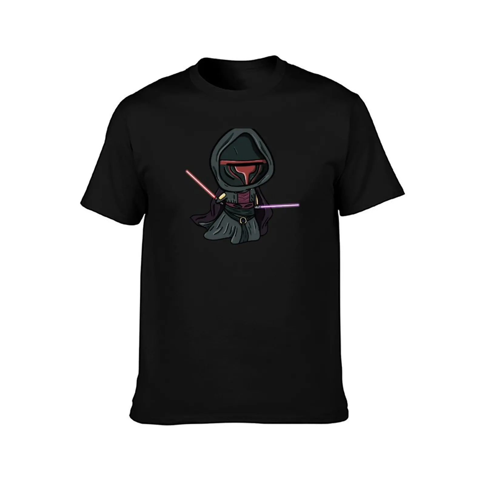 Фото Футболка Darth Revan Chibi, хлопковая футболка, 100% забавные футболки, мужская футболка №2