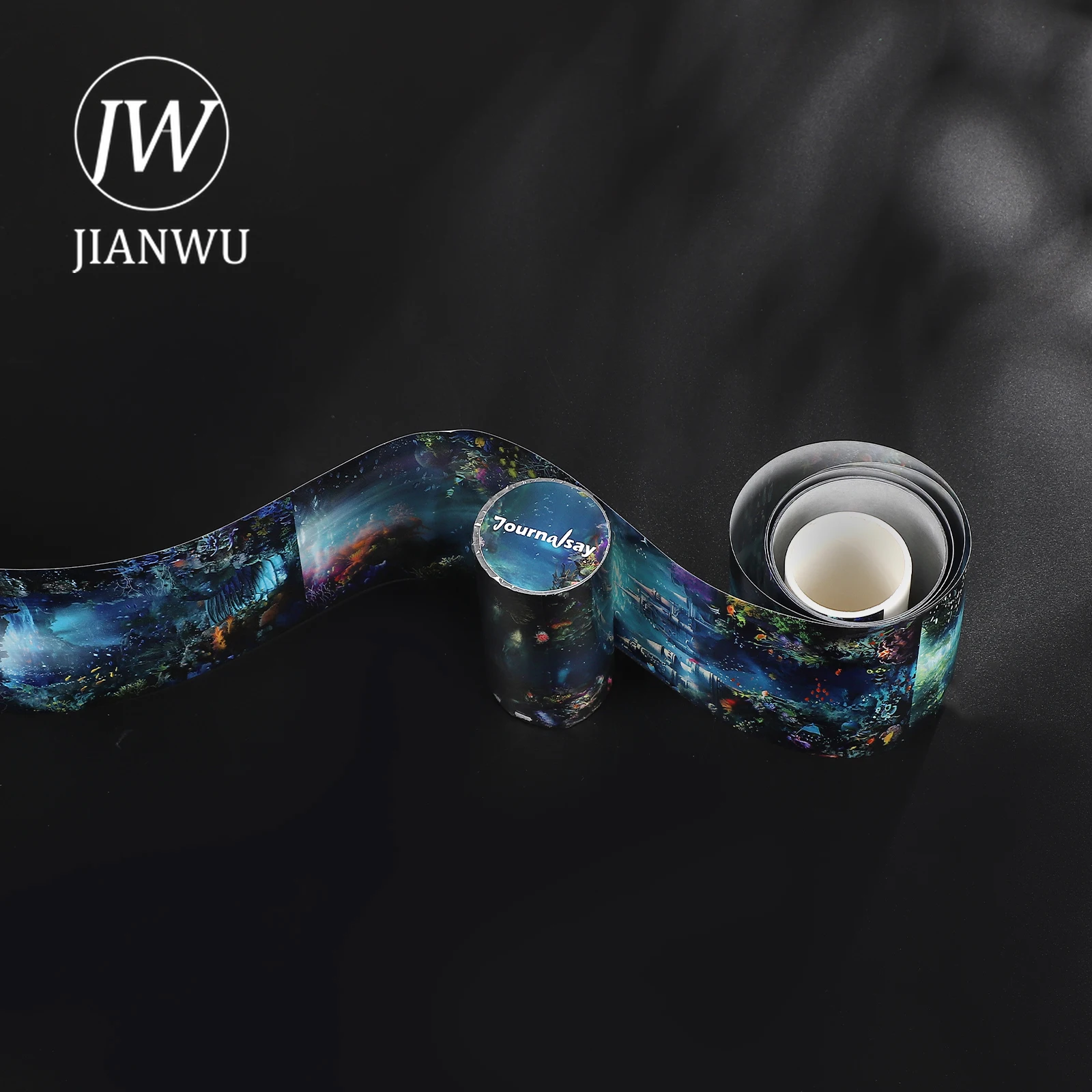 JIANWU 80 мм * 200 см винтажный подводный мир пейзажный материал коллаж лента Васи креативный DIY журнал канцелярские принадлежности для скрапбукинга (art.: 3920cf71b5de8) - 3920cf71b5de8