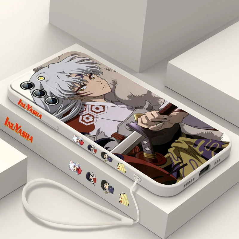 Чехол для телефона Inuyasha Anime Pretty для Samsung Galaxy S24 S23 S22 S21 S20 Pro FE Plus Ultra Liquid Left Rope Cover (art.: 3920c8c794dbd) - 3920c8c794dbd