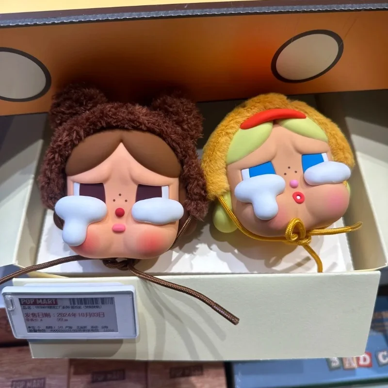 2024Новая сумка для наушников Crybaby Tears Factory Series, модная сумка для наушников Kawaii Crybaby, декор с подвеской для девочек, подарки на день рождения и Рождество