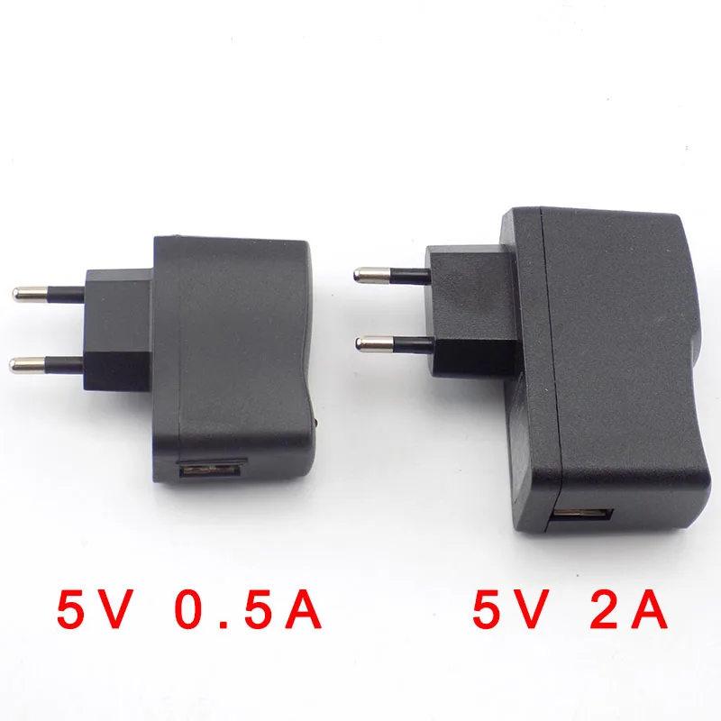 Фото 5 В 0,5 А 1 А 2 А 3 А Зарядное устройство Micro USB Зарядка от переменного тока в постоянный Универсальный USB-адаптер питания Выход 100 В-240 В Power Bank для телефона G3 №2