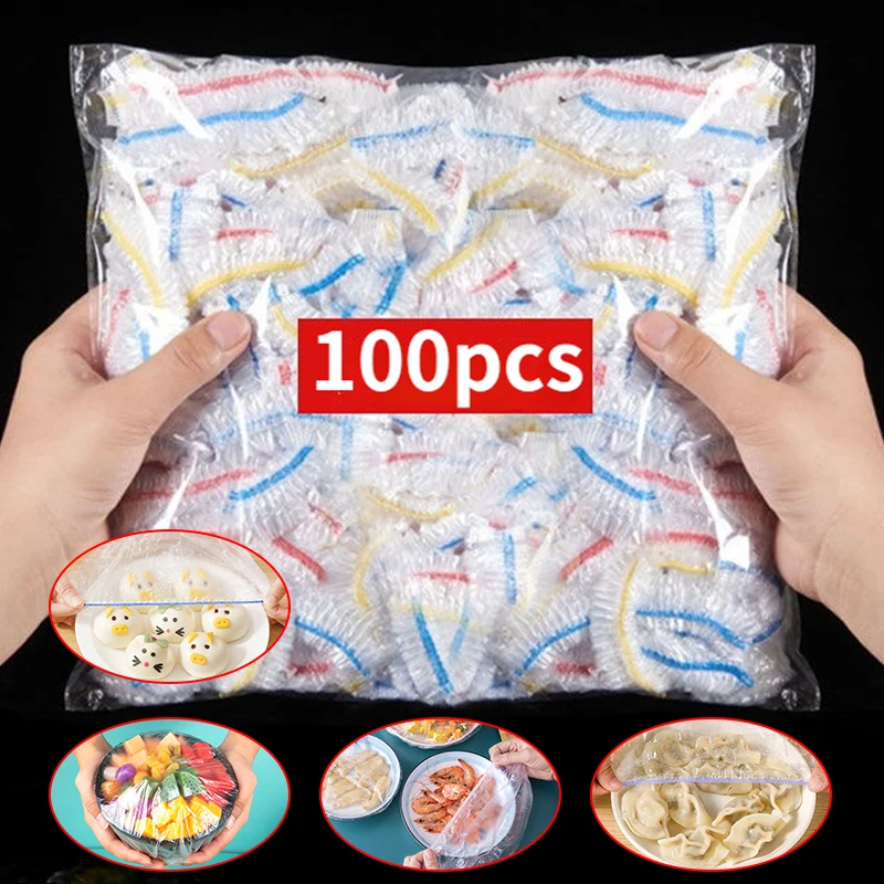 Пищевая пленка для сохранения свежести, покрытие для пищевых продуктов, сумка для хранения фруктов и овощей, эластичная оберточная чаша, крышка для посуды, сумка для хранения
