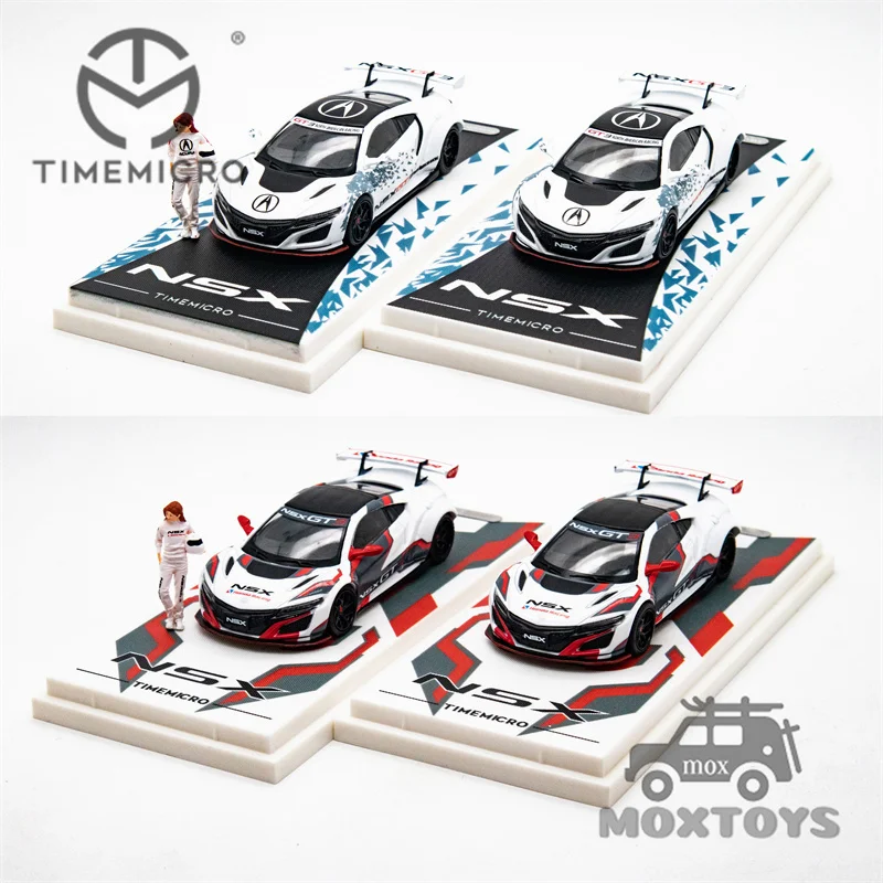 Литая под давлением модель автомобиля Time Micro 1:64 NSX-GT3 Linited 999