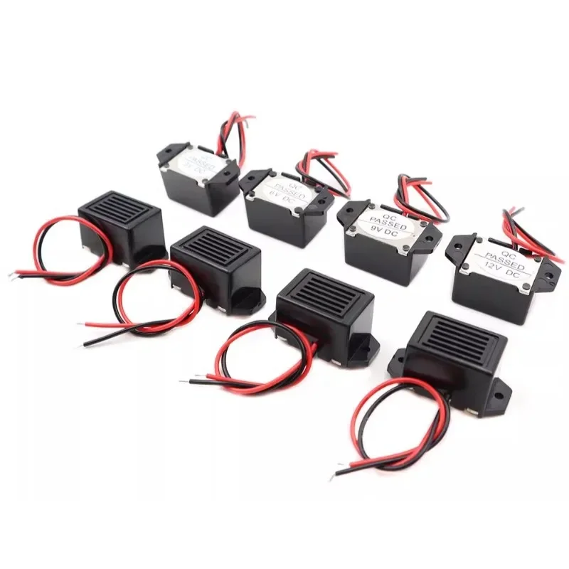 1 шт. 2315 DC механический вибрационный зуммер 3V6V9V12V24V 23X17X15 мм активный репеллент для мыши, репеллент от птиц, зуммер с проводом