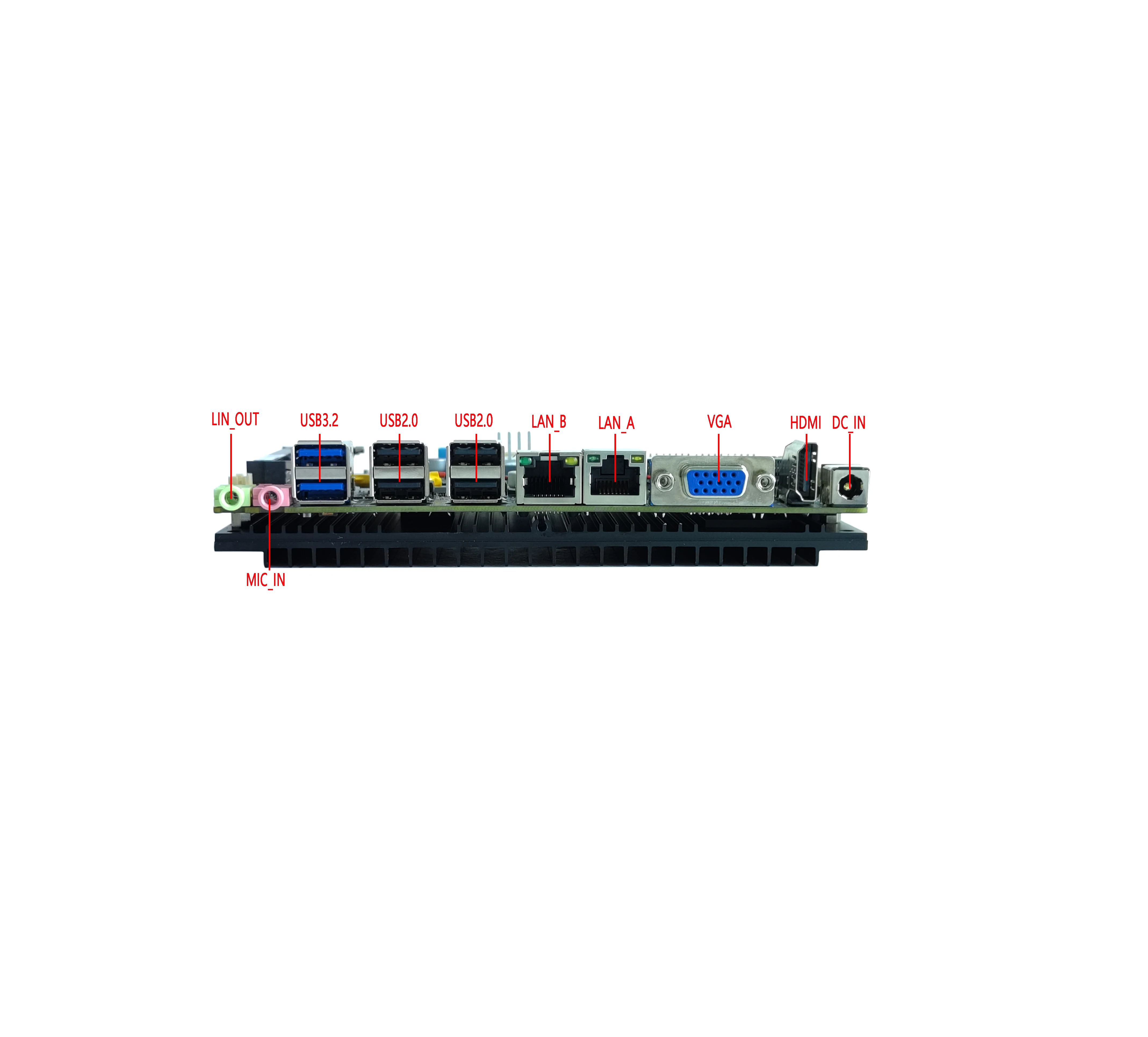 Фото Новинка 2024, материнская плата Elsky Intel Tiger Lake 11 поколения 2/3/4 Lan DC/ ATX VGA/LVDS/EDP/HD * MI, небольшая 4-дюймовая материнская плата DDR4 32 Гб 4K №3