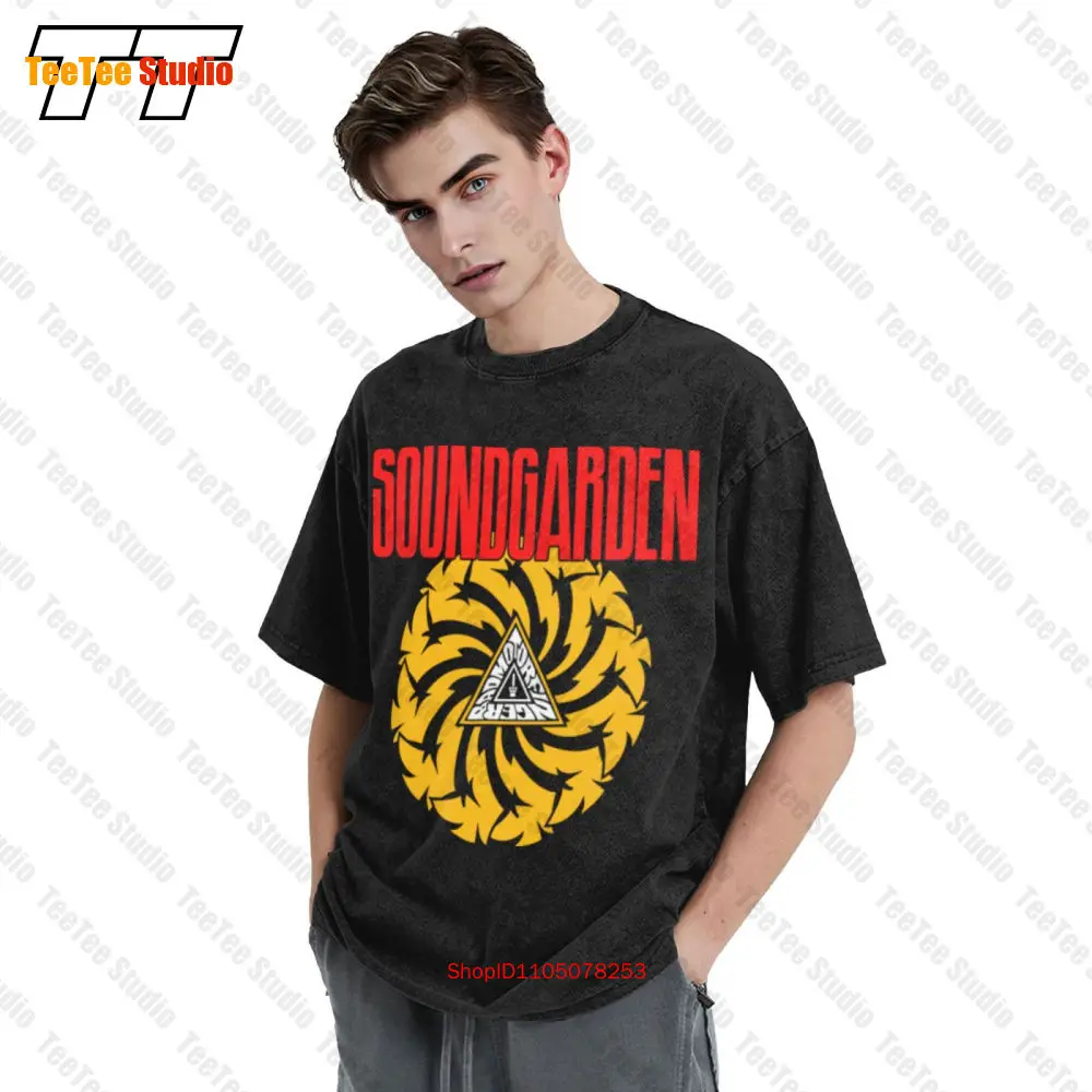 Фото Рубашка унисекс Soundgarden Bad Motor Finger в стиле гранж-рок 7NZG, футболки с короткими рукавами №2