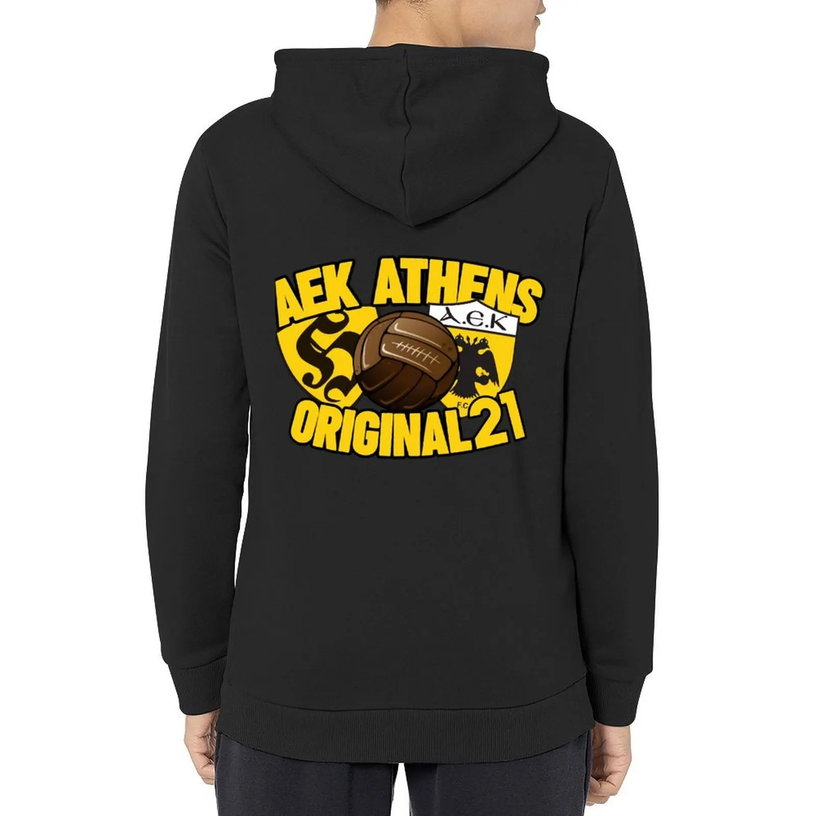 AEK ATHENS - ORIGINAL 21 Толстовка с капюшоном, одежда в стиле аниме, мужская толстовка, мужская одежда, мужская дизайнерская одежда, новые толстовки и толстовки