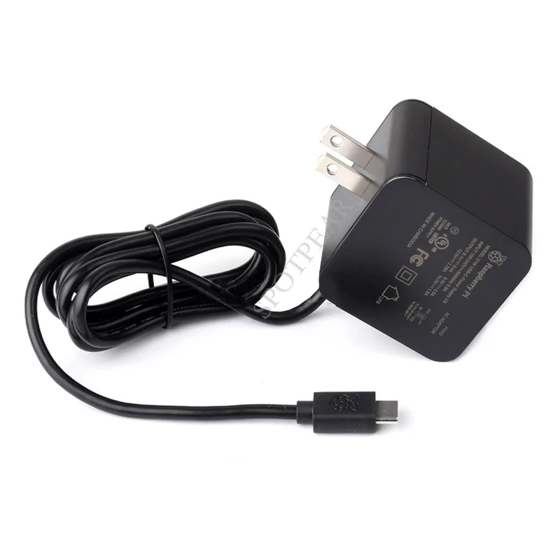 Фото Оригинальный официальный блок питания PD 5 в 5 А 27 Вт Type-C USB для Raspberry Pi 5 №2