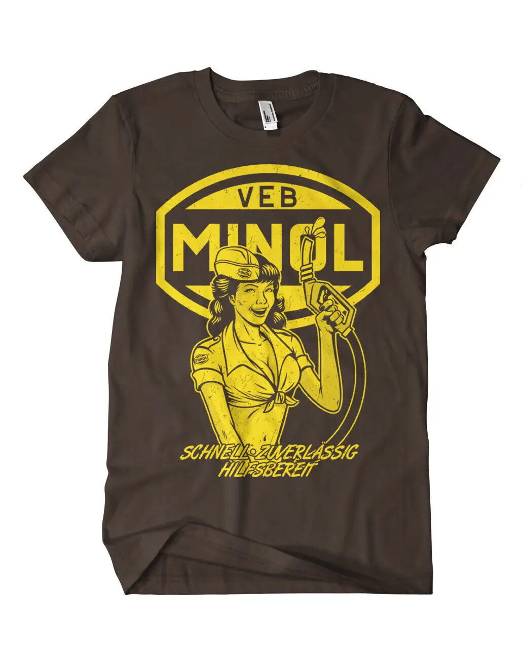 Футболка Minol pin up S50 GDR EAST Ласточка симсон ИФА пирол