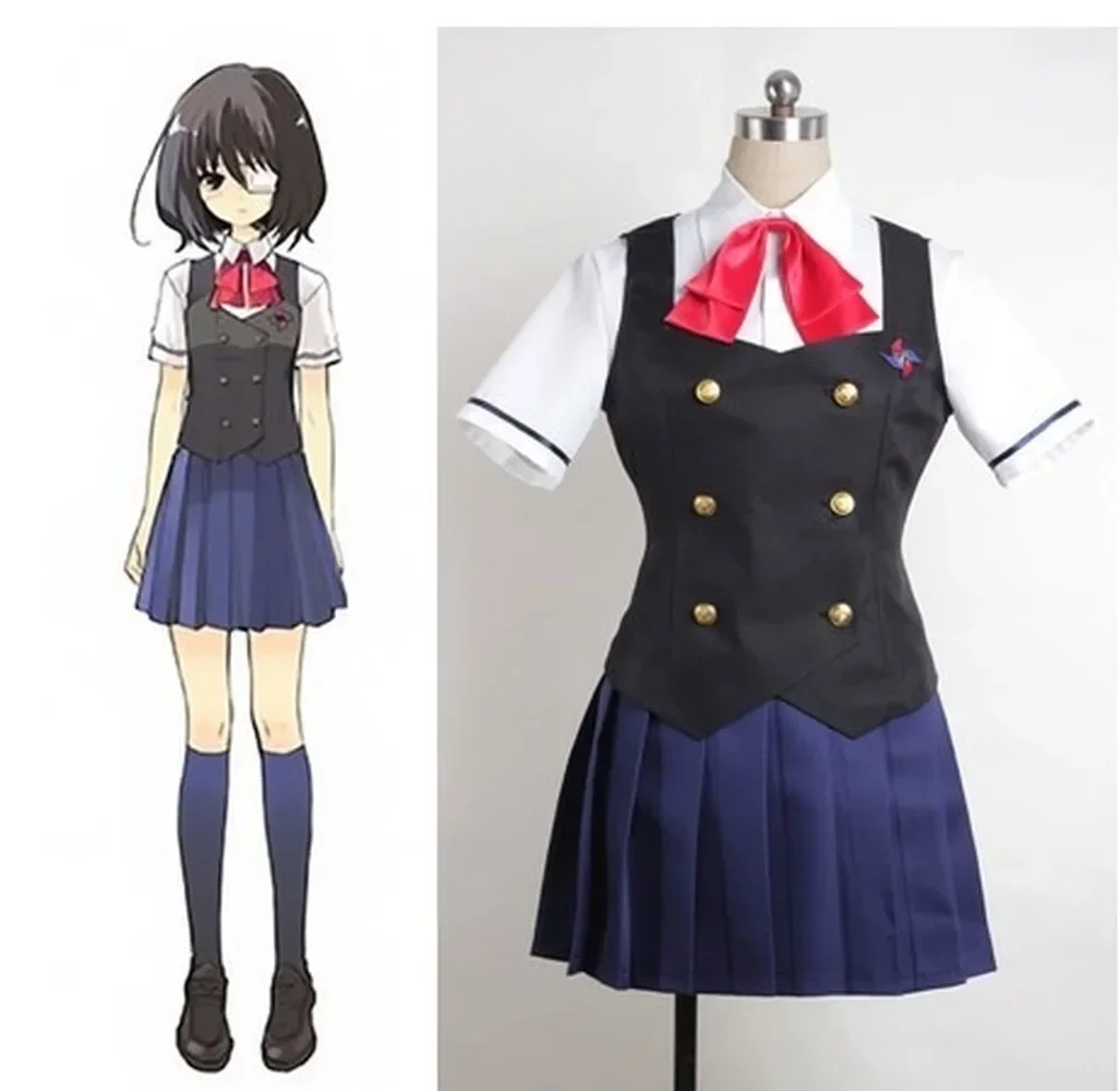 Другой костюм Misaki Mei Akazawa Izumi, аниме, косплей, японская школьная форма для женщин и девочек