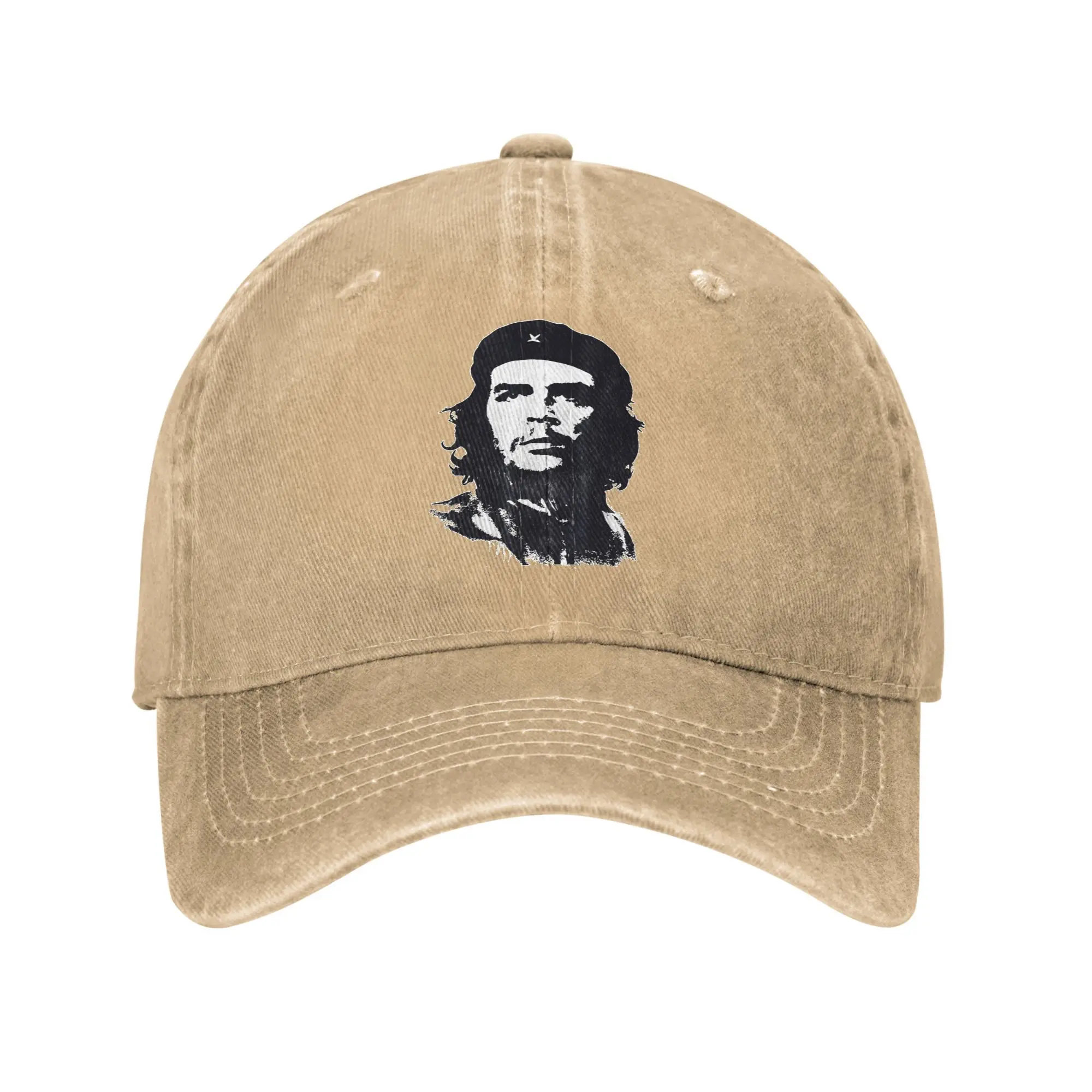 Ernesto Че Гевара Куба Бейсбольные кепки Потертые мытые кубинские Rebel Guerrilla Snapback Hat Мужчины Женщины Тренуровки Регулируемая шляпа