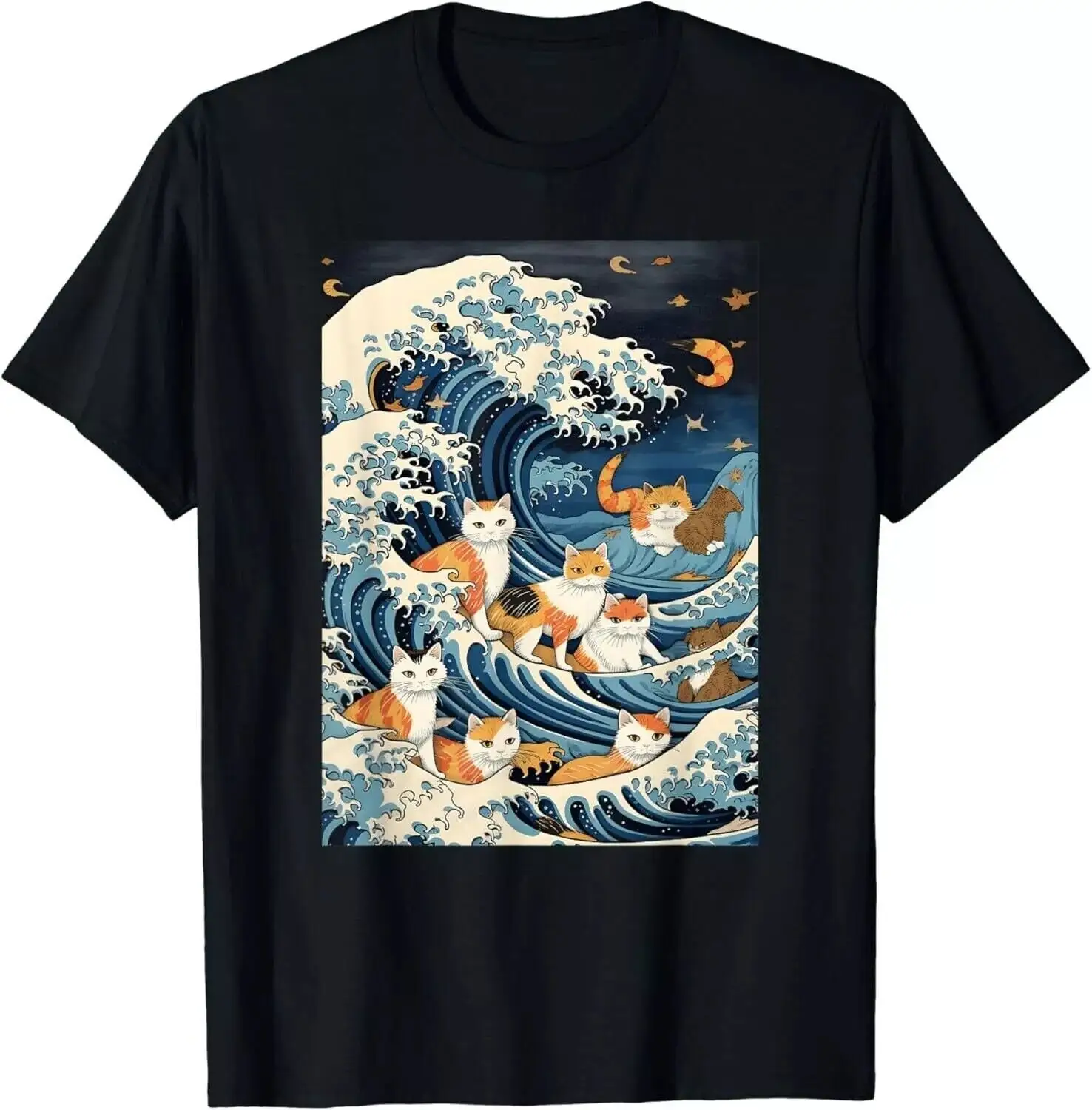 Футболка Kamala Harris Blue Cats Wave Funny For Cat Owners