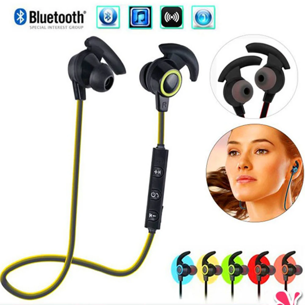 Bluetooth 4.1 беспроводные наушники для женщин и мужчин Bass, спортивные наушники-вкладыши, стерео, управление громкостью, Fon Telinga