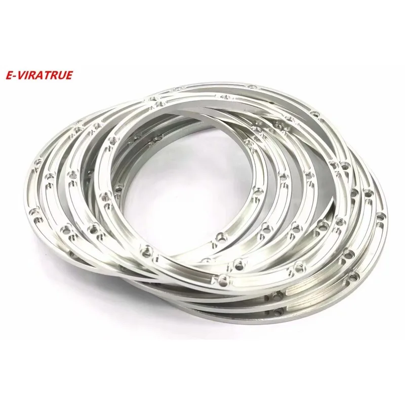Фото Алюминиевое внешнее и внутреннее стопорное кольцо E-VIRATRUE для HPI BAJA 5B 1/5 (8 шт.) №3