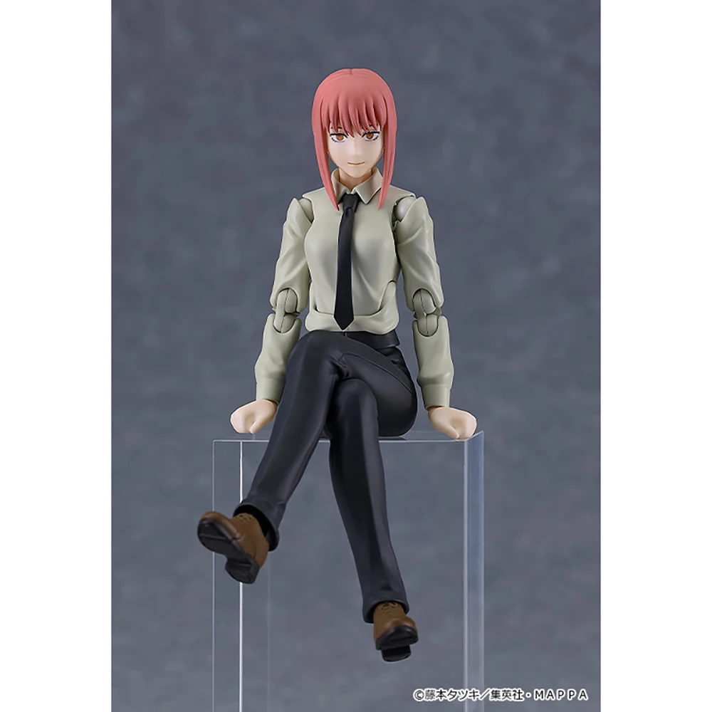 Фото MaxFactory Figma No.617 Makima бензопила Man 1/12 экшн-Кукла коллекционная Аниме Фигурка модель игрушка подарок №3