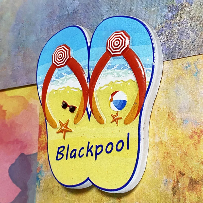 Фото Туристические сувениры Blackpool 3D на магнитах на холодильник, магнитные украшения на холодильник, коллекция декоративно-прикладного искусства, подарки №3