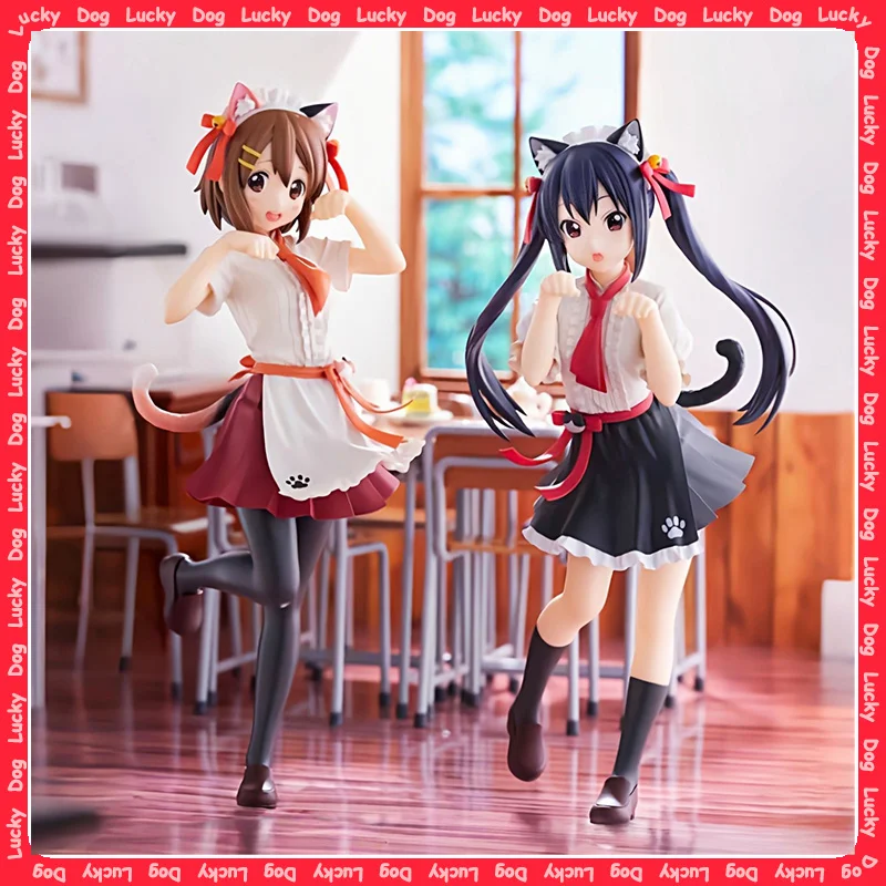 FuRyu K-ON 22 см Yui Hirasawa аниме фигурку игрушки коллекция кукол Рождественский подарок дропшиппинг QWIOOE
