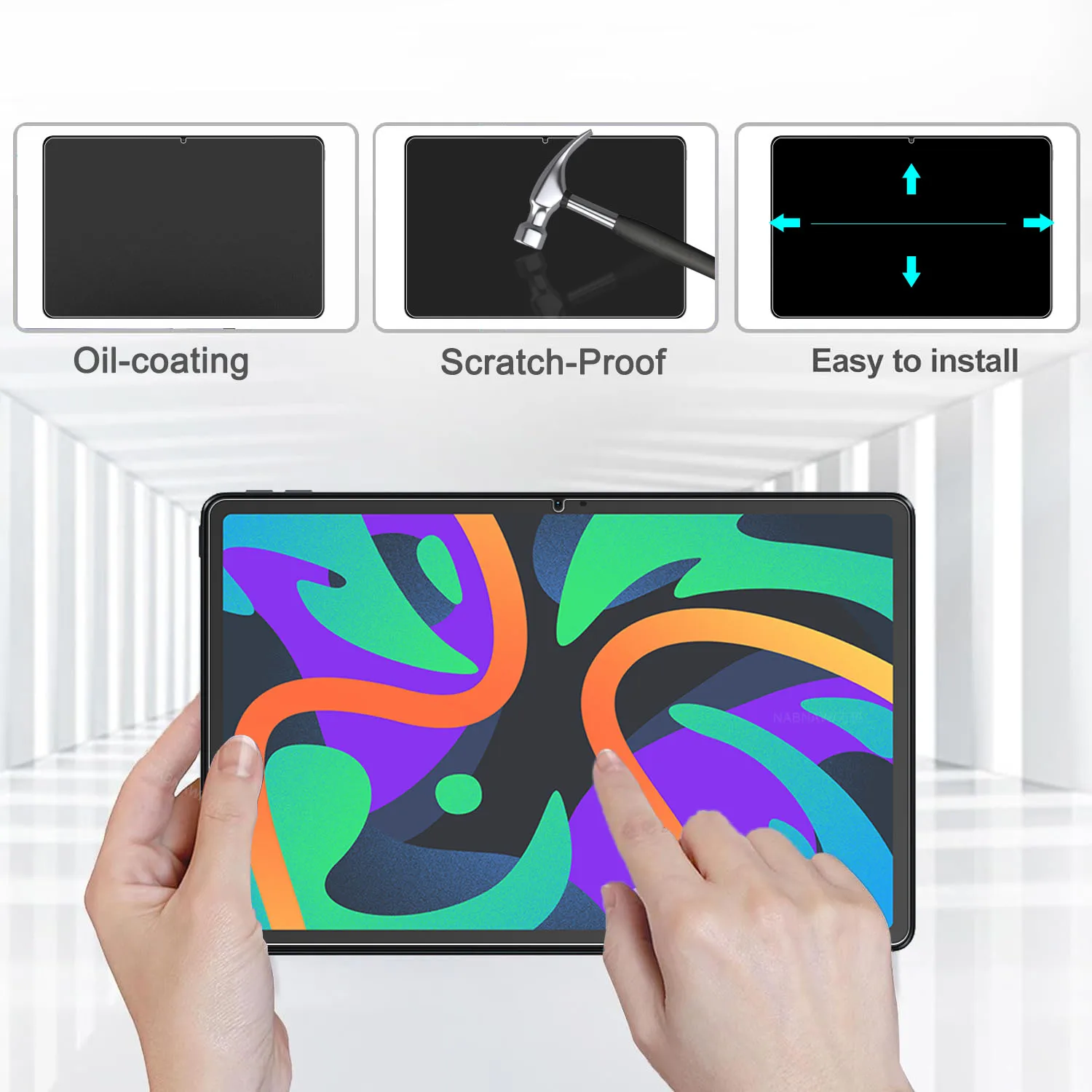 Фото 2 шт. HD защита экрана от царапин Закаленное стекло для планшета Lenovo Tab M11 11 11 дюймов 2024 защитная пленка Бесплатные пузырьки №4