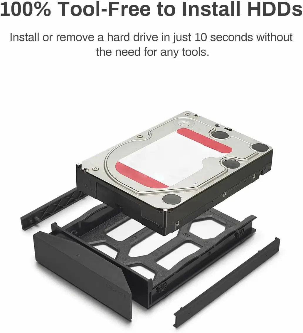 Фото TERRAMASTER F4-424 NAS Storage с 4 отсеками — четырехъядерный процессор N95, оперативная память DDR5 8 ГБ, порт 2,5 ГБE x 2, сетевое хранилище (без дисплея) №4