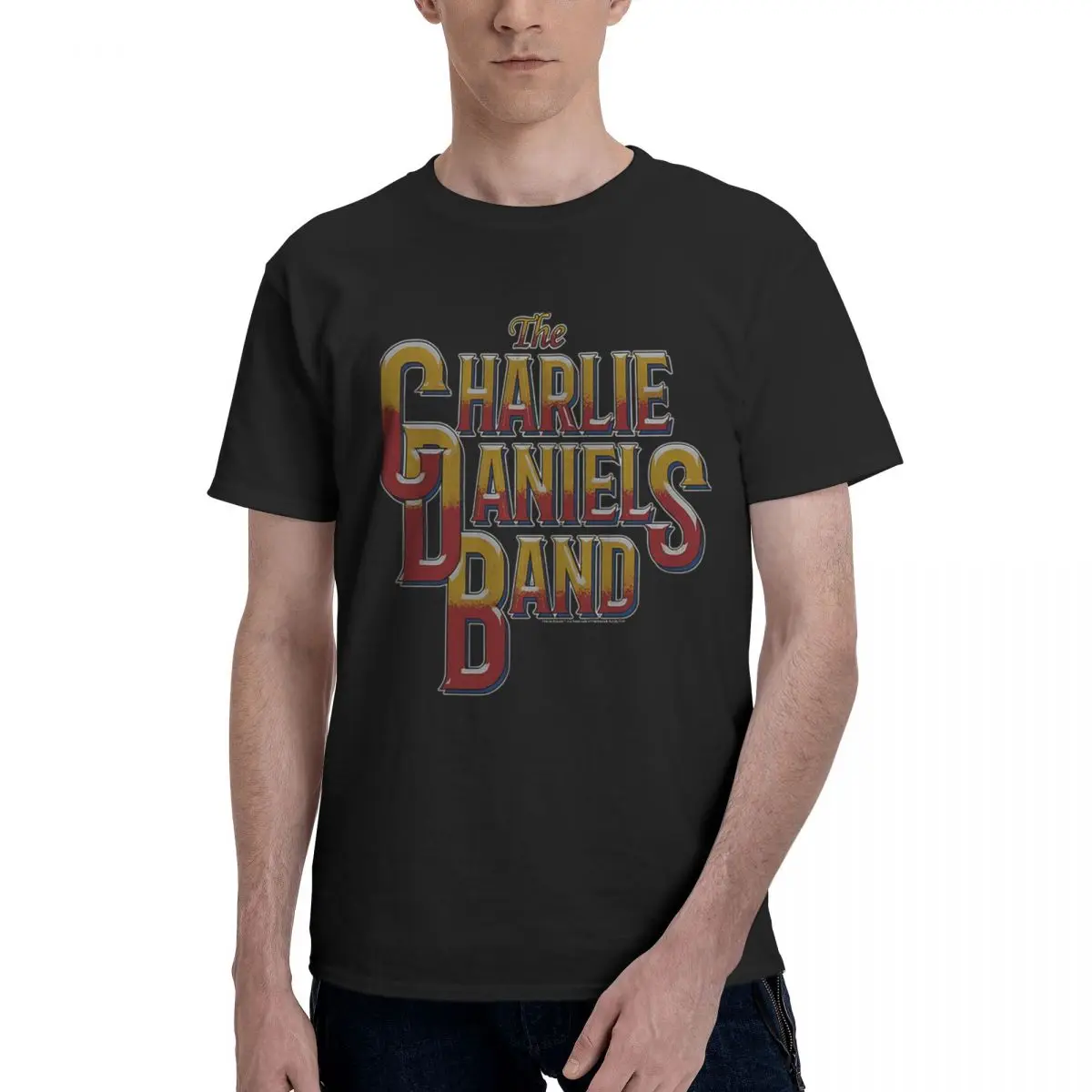 Charlie Daniels 100% algodón Повседневная прозрачная удобная версия divertida Ugus camisetas camiseta gráfica