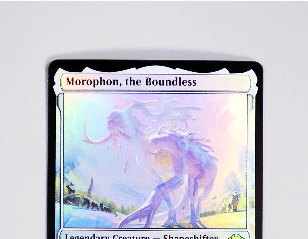 Morophon, the BoundlessFoilHolo TCG Magic Proxy Black Высококачественные прокси- игральные карты Сбор настольных игр Коллекционные карты (art.: 3920cc9f08669) - 3920cc9f08669
