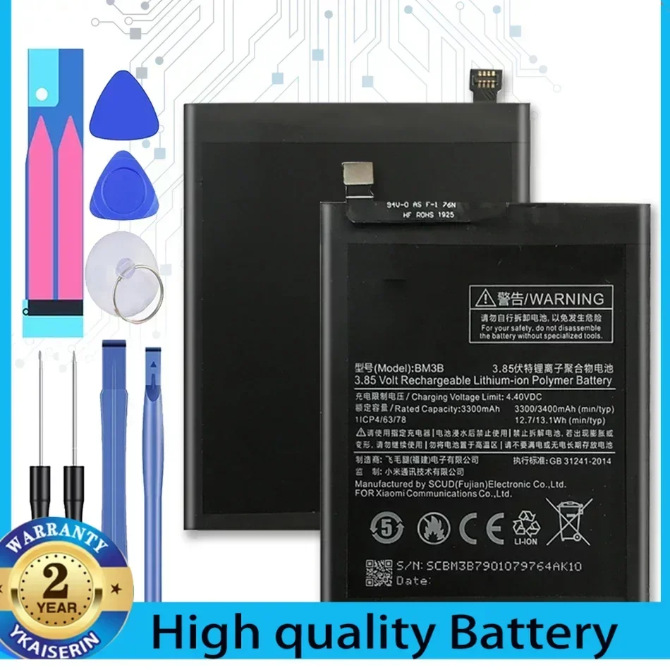 Бесплатные инструменты BM3B для XIAOMI Mi Mix 2 Mix2 Mix2S MiX 2S Аккумулятор для Xiao Mi BM 3B 3400 мАч Сменные портативные аккумуляторы Waranty