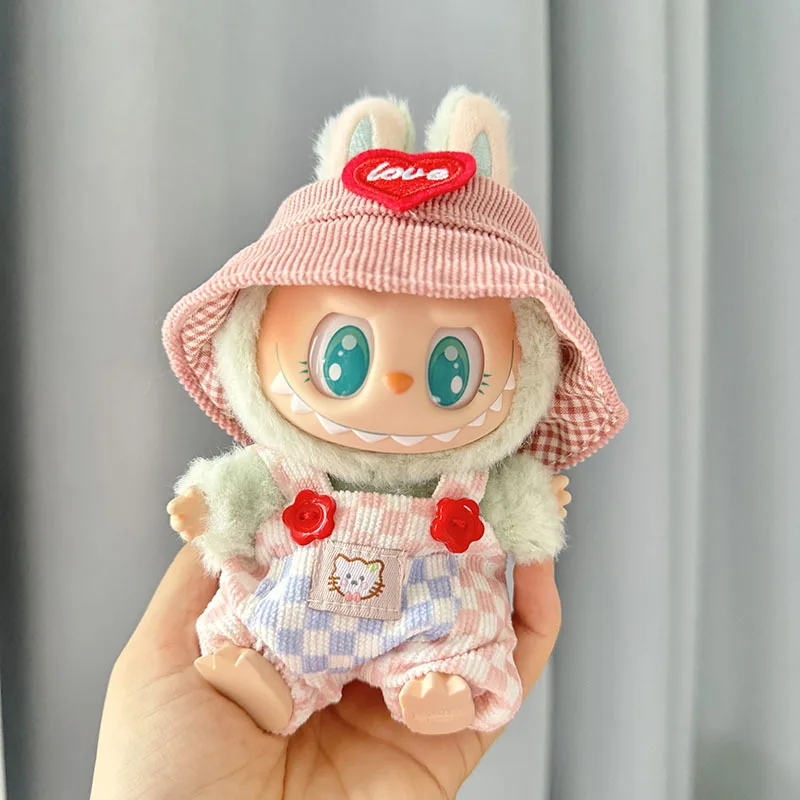 Куклы Labubu I II Idol, милые мини плюшевые куклы, одежда, нагрудники, брюки, сидя, аксессуары для одежды в Корейском стиле Kpop Exo (art.: 3920c937fb914) - 3920c937fb914