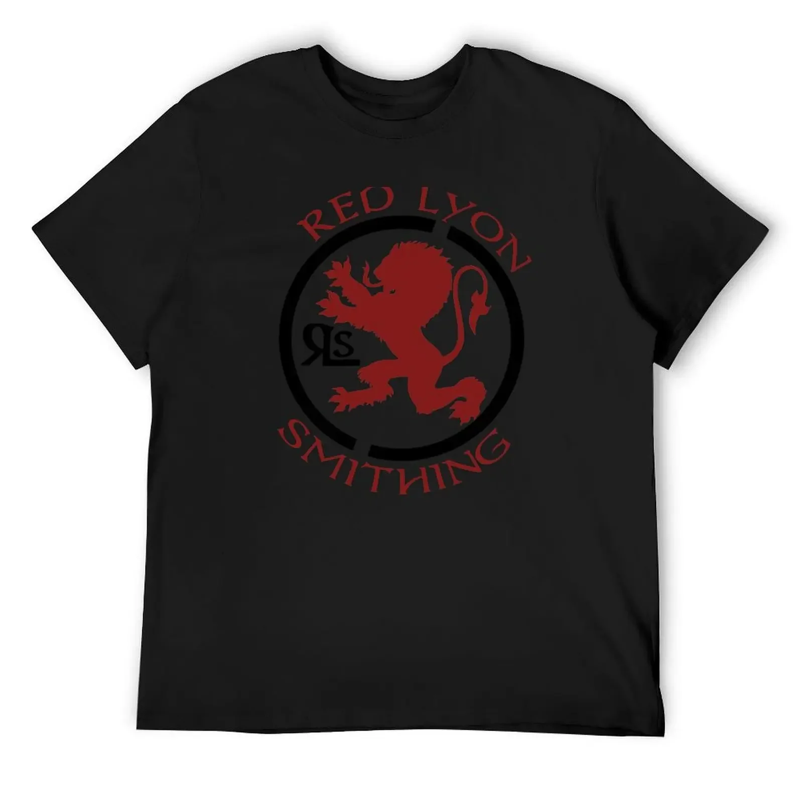 Футболка Red Lyon Smithing, одежда в стиле аниме, мужская одежда в стиле аниме